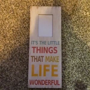 Little Things That Make Life Wonderful Frame